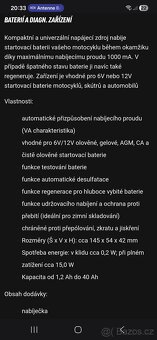 Nabíječka auto  moto baterii - 4
