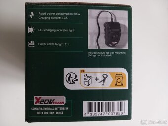 Prodám novou nabíječku Parkside x20V - 4