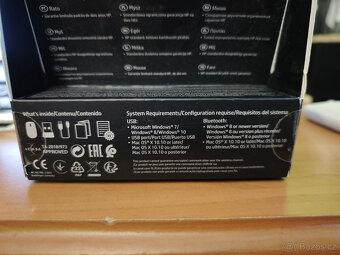 Bezdrátová dobíjecí myš HP ENVY 700 - turbo silver, nová - 4