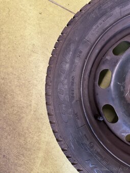 5x100 6Jx15 ET38 185/65 R15 6,5mm zimní - 4