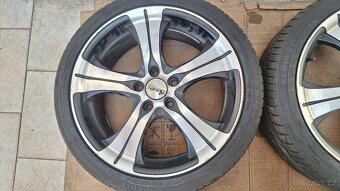 Alu kola Hyundai 18" 5x114,3 letní pneu 225/40 R18 7-8mm i3 - 4