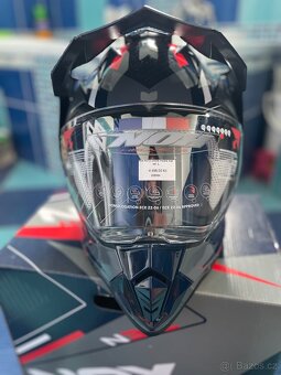 Nox helmets N 312 drone blue red - 4