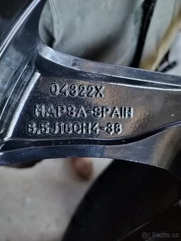 opel corsa cerne disky 4x108 R16 + 195/55/16 zima - 4