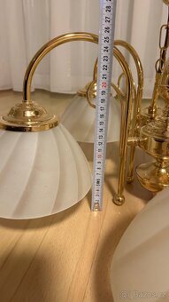 Lustr zlaty 5 ramen - 4