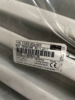 Nové, nepoužité deskové radiátory 11VKS - 4