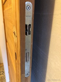 Masivní smrkové dveře - 4