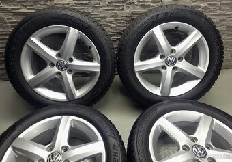 16" Originál VW Aspen 5x112 Golf 7 zimní pneu 7-8mm - 4