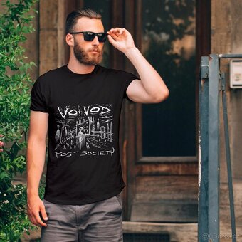 Tričko černé pánské s potiskem VOIVOD - Post Society (3XL) - 4