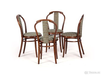 Krásné jídelní židle po renovaci, 4 kusy. - 4