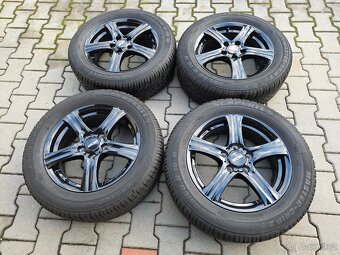 Alu kola Oxxo 5x112 Zimní semperit 205/60/16 černé - 4