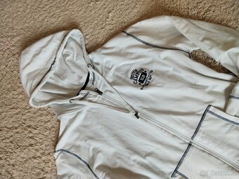 Dámská mikina s kapucí na zip, vel. XL, bílá, jak NEW - 4