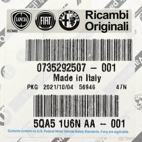 rukojeť - držadlo, krytka Alfa Romeo 147, Nr. 0735292507 - 4