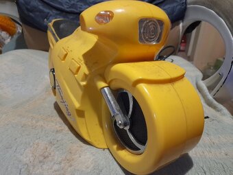 Prodám staré retro rádio jako motorka se svítící reflektorem - 4