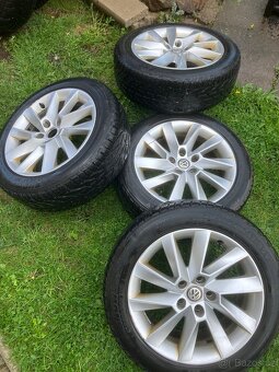 Alu kola 5x112, zimní pneu 205/55 R17 - 4