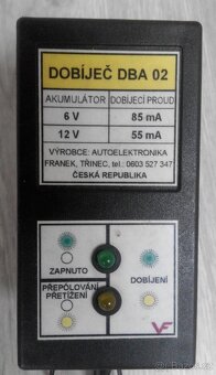 Udržovací auto nabíječka 6 a 12V - 4