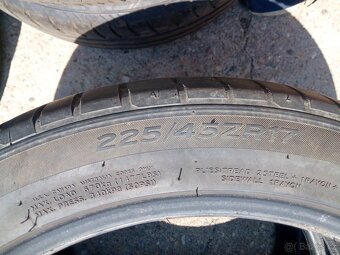 2ks letních pneu zn. Hankook 225/45 ZR 17 - 4