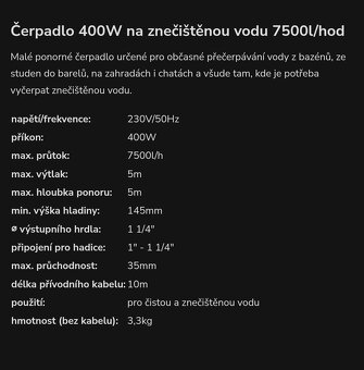 Čerpadlo Extol craft - 4