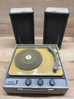 gramofon starý gramofon supraphon GZC641A retro audio - 4