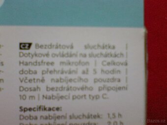 bezdrátová sluchátka Wireless - 4