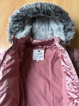 Dívčí zimní kabát F&F vel. 10-11 let - 4