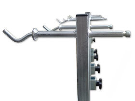 Otočný lakýrnický stojan SL2 - 10 ramen - 4