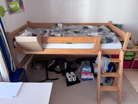 Dětská patrová postel 90x200cm - 4