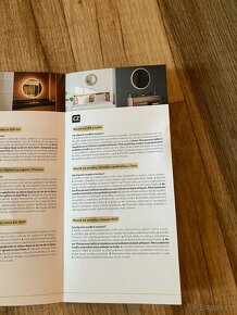 Dekorativní kulaté zrcadlo s LED podsvícením 40 cm, studené - 4