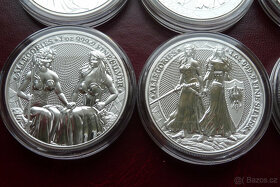 6x 1 oz stříbrná mince Germania Mint Allegorie 2019-2023 - 4