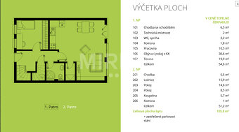 Velký Osek, prodej řadového rodinného domu 5+kk, 106 m2 na p - 4