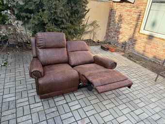 LUXUSNÍ SEDACÍ SOUPRAVA(POHOVKA) S RELAXAČNÍ FUNKCÍ - 4