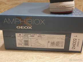 Dětské kožené boty GEOX RESPIRA AMPHIBIOX vel. 32 - 4