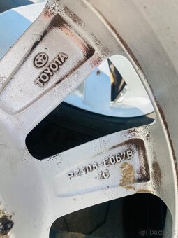 Originální ALU disky Toyota + letní pneu Continental - 4