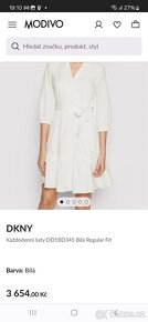 Šaty s páskem DKNY - 4