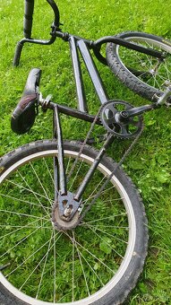 BMX kolo custom, černo stříbrné 20" - 4
