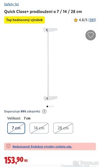 Dětská zábrana Quick Close + 2x prodloužení - 4