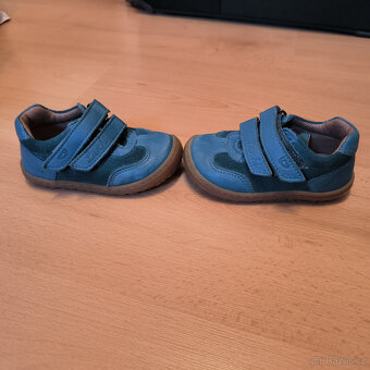 Celoroční kožené barefoot boty Lurchi modre vel. 21 - 4