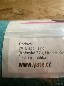 Karimatka YATE Yoga Mat dvouvrstvá, materiál TPE tyrkys/šedá - 4