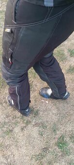 Pánské moto kalhoty textil-kůže - 4