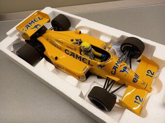 F1 LOTUS HONDA 99T MONACO 1987 AYRTON SENNA MINICHAMPS 1:18 - 4