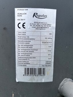 Akumulační nádrž HSK 390/1 P Regulus - 4