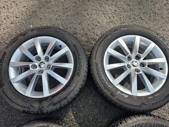 Alu kola 16" Škoda Alaris 5x100 pneu 205/60R16 - 4