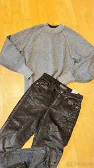 Sametové slim kalhoty Guess vel. 25 - 4