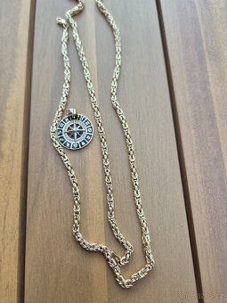 Zlatý řetízek se zlatým přívěskem - 4