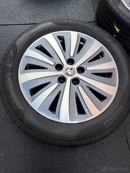 ☀️Orig. Alu škoda Superb “Drakon” 215/55/17 letní pneu - 4