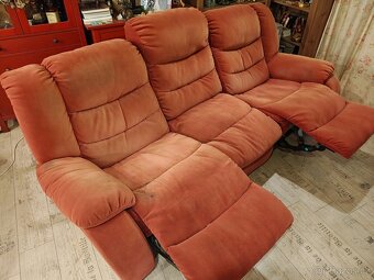 Velká polohovací sedačka 3+2+křeslo - 4