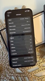 iPhone 12 Pro Max 128gb modrý - 4