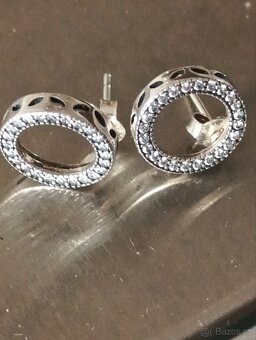 Stříbrná souprava náušnice a prsten - 4