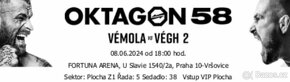 OKTAGON 58: VÉMOLA vs. VÉGH 2, 2x vstupenka VIP PLOCHA - 4