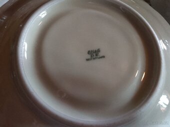 STAROŽITNÝ MALOVANÝ PORCELÁNOVÝ ČAJOVÝ SERVIS - 4