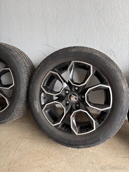 Prodám alu kola Škoda R16 5x112 s pneumatikami 205/55 R16 - 4